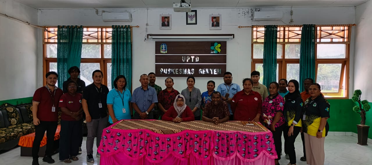 Bidang Program Dinas Kesehatan Provinsi Papua Lakukan Monev di Puskesmas Genyem