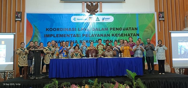 Pertemuan Penguatan Implementasi Pelayanan Kesehatan Anak Usia Sekolah Dan Remaja Tingkat Provinsi Papua  Tahun 2025