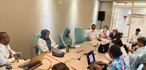 KOLABORASI PEMBANGUNAN KESEHATAN DINKES PAPUA MENYAMPAIKAN GAMBARAN SITUASI KESEHATAN DI BIRO PERENCANAAN ANGARAN KEMENTERIAN KESEHATAN RI DI JAKARTA