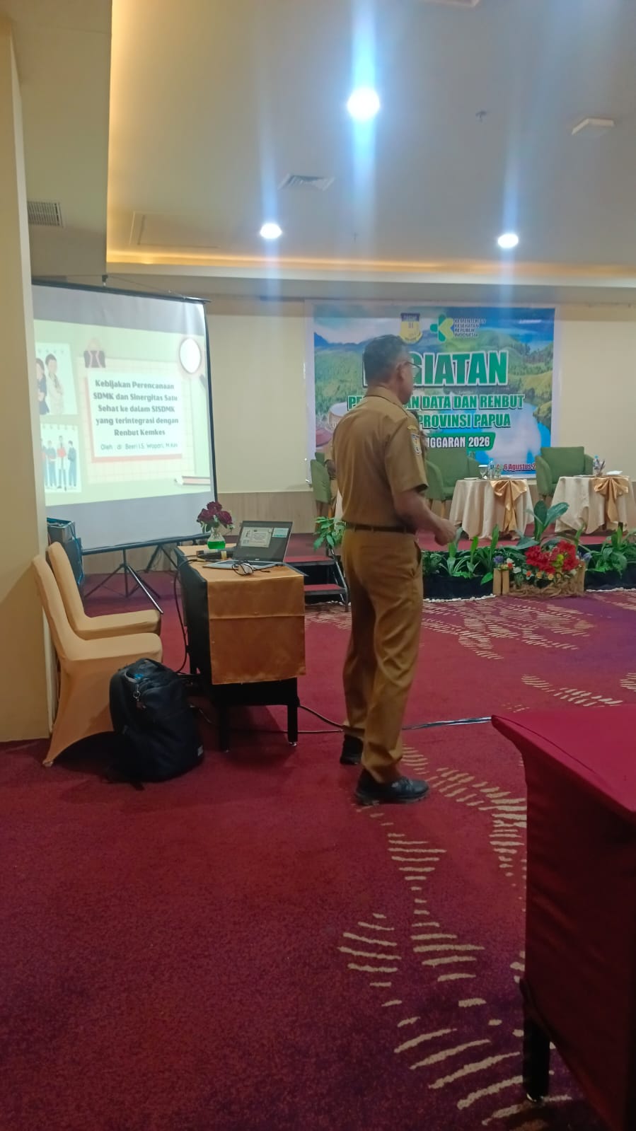 Sambutan Plt. Kepala Dinas Kesehatan Provinsi Papua